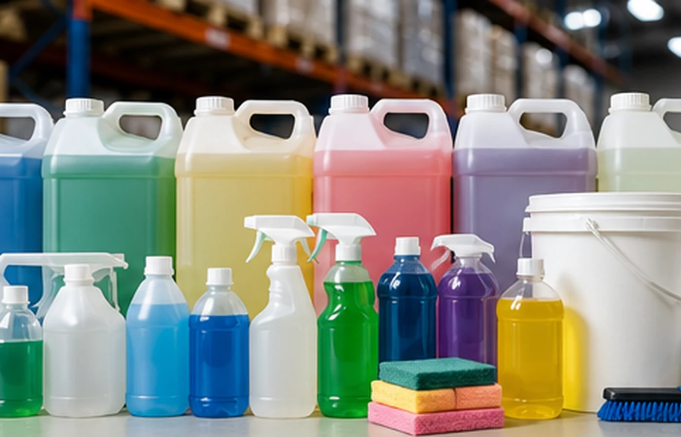 Productos de limpieza y textiles para planchadurías