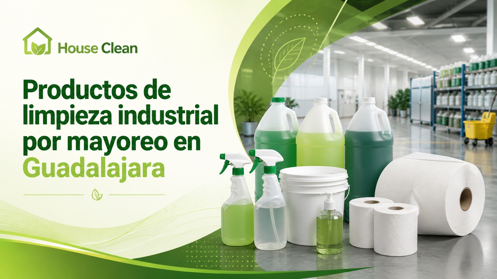 Productos de limpieza industrial por mayoreo en Guadalajara de House Clean