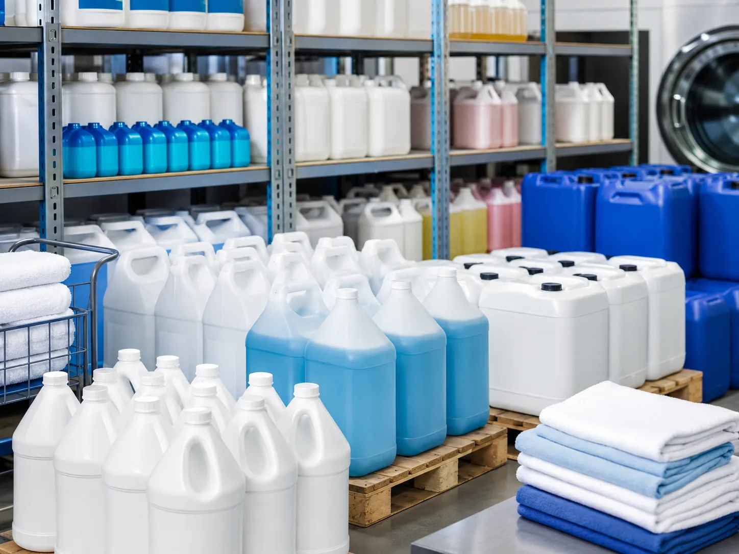 Insumos y productos de limpieza por mayoreo para lavanderías