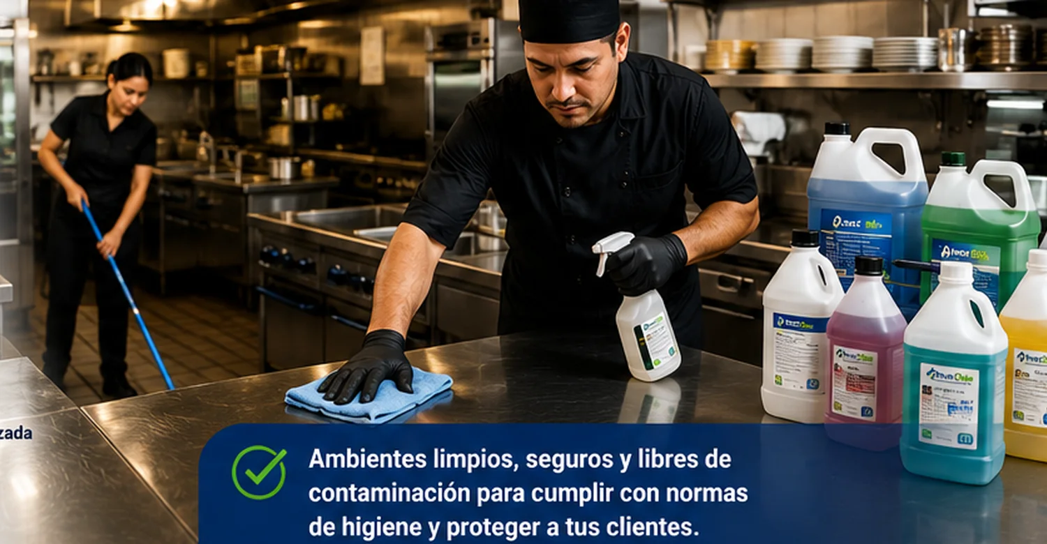 Productos de limpieza para restaurantes por mayoreo en Guadalajara House Clean